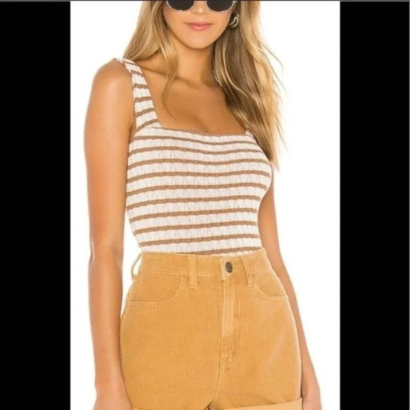 SHOW ME YOUR MUMU Rory Bodysuit in Caramel Size XS - Picture 3 of 14